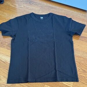Uniqlo Black Short Sleeve Cotton Men's Tee in M